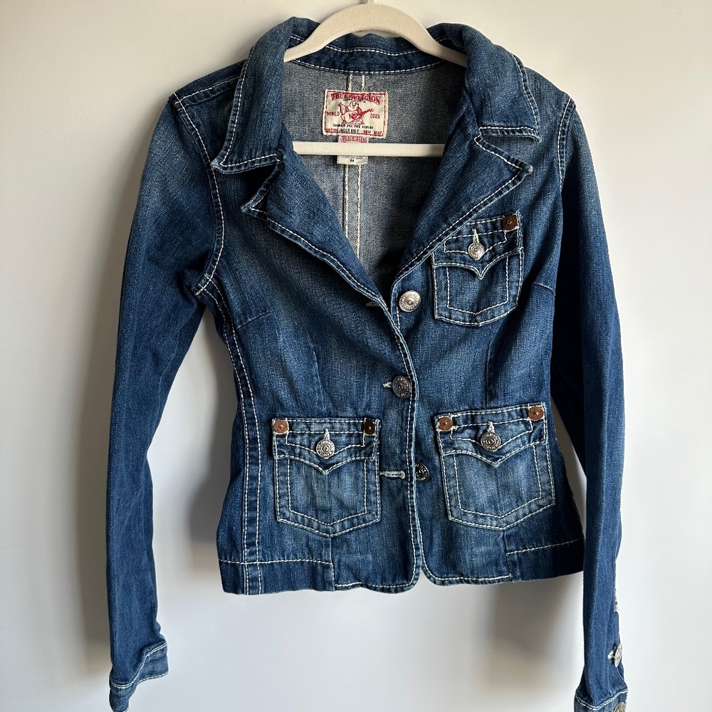 True Religion Denim Jacket Y2K